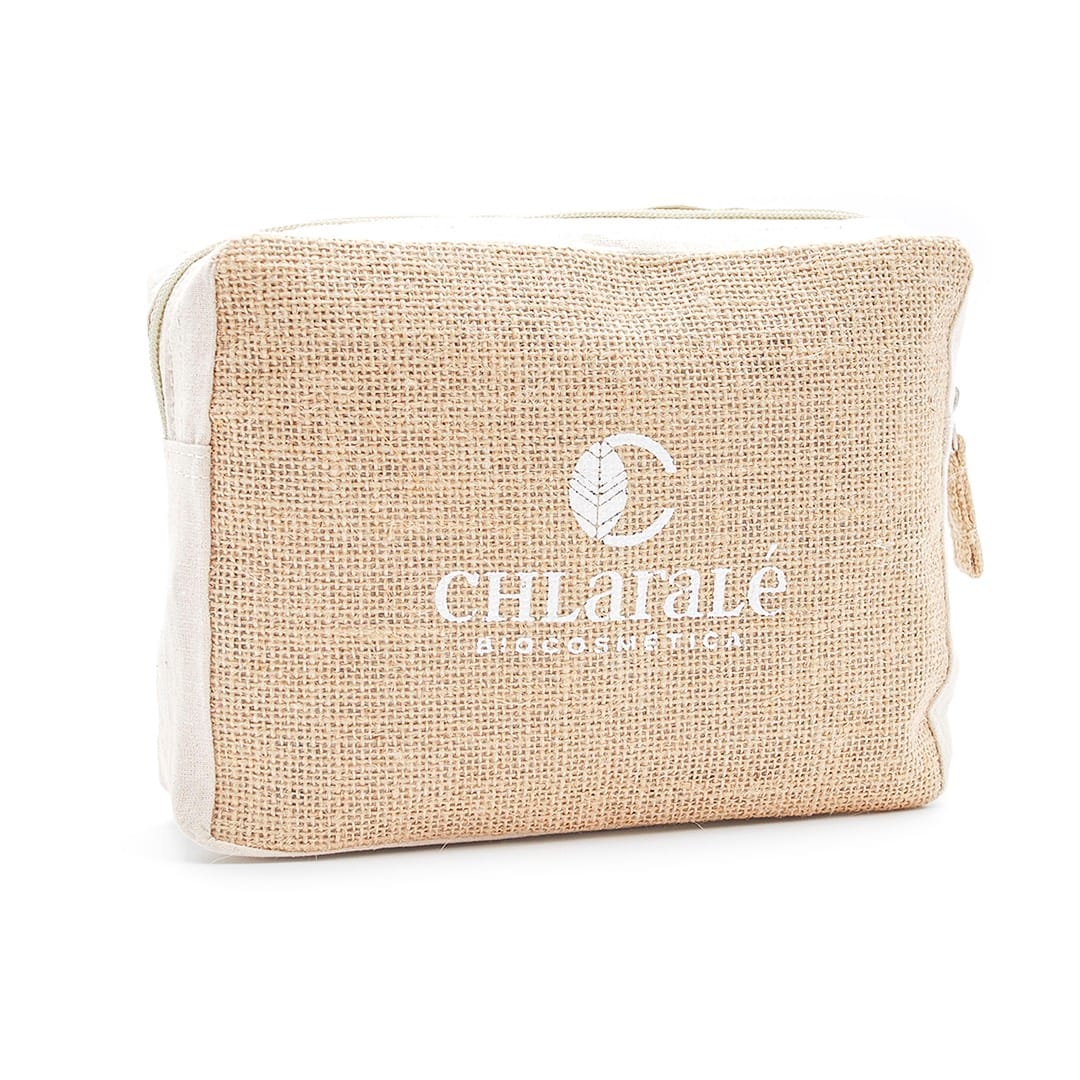 Neceser de Chlarale de algodón orgánico y yute