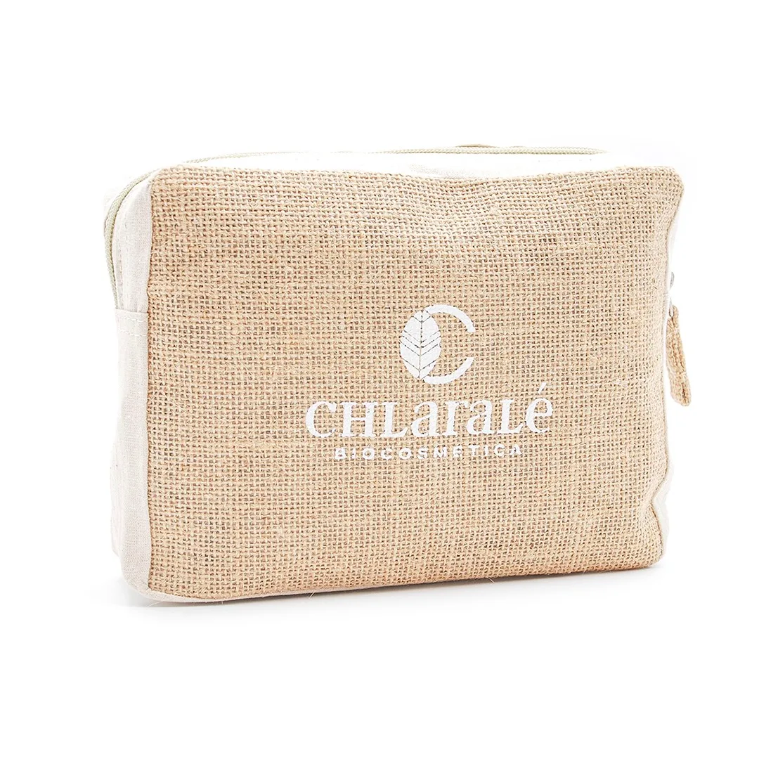 Neceser de Chlarale de algodón orgánico y yute